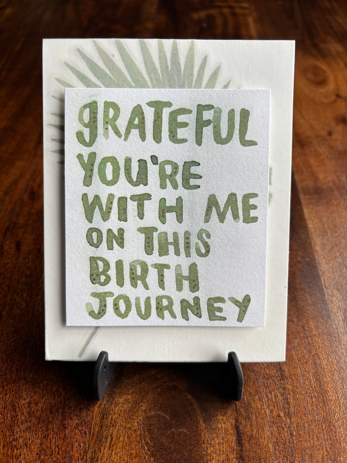 "Gratitude" Greeting Card