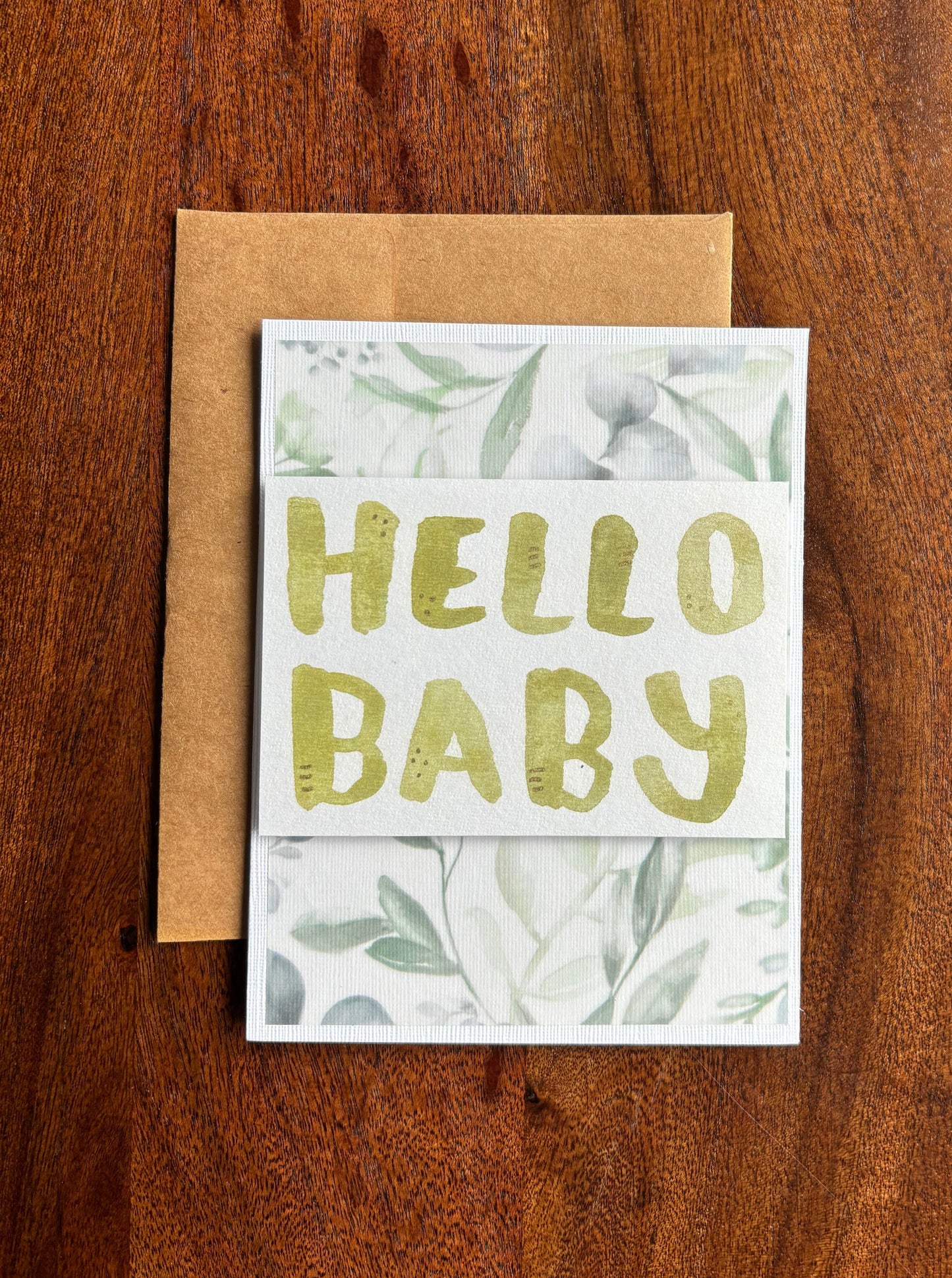 "Hello Baby" Greeting Card